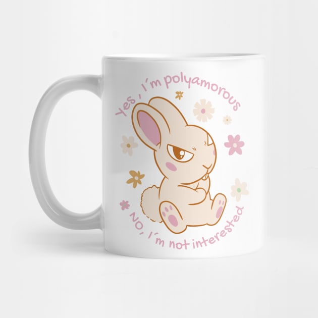 Bunny Polyamorous   P R t shirt by LindenDesigns